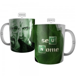 Caneca Série Breaking Bad Personalizada com Nome