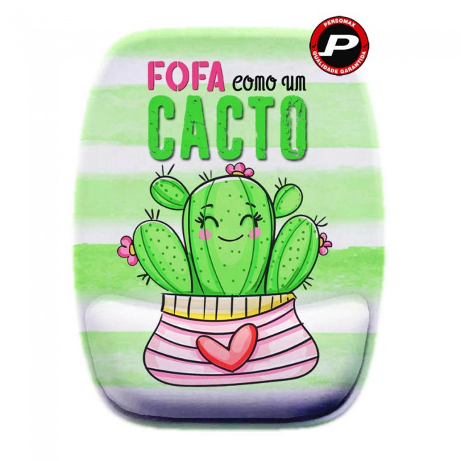 Mouse Pad Fofa Como um Cacto Presente Amiga Divertido Meme