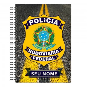  Agenda PRF Permanente Polícia Rodoviária Federal com Seu Nome