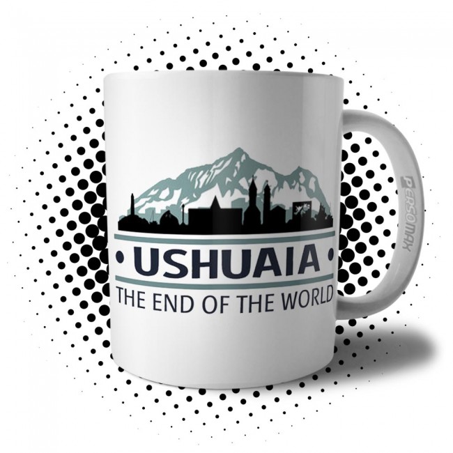 Caneca Ushuaia Lembrança Viagem Souvenir Patagônia Argentina