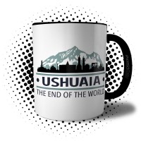 Caneca Ushuaia Lembrança Viagem Souvenir Patagônia Argentina