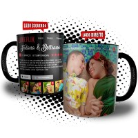 Caneca Loveflix com sua História de Amor - Presente Especial para o Dia dos Namorados