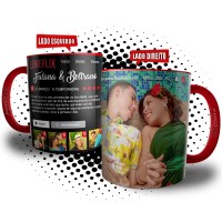 Caneca Loveflix com sua História de Amor - Presente Especial para o Dia dos Namorados