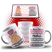 Caneca Namorada Dorameira Personalizada Presente Dia Dos Namorados