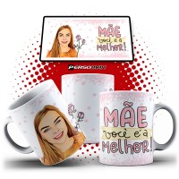 Caneca Caricatura Mãe Você é a Melhor