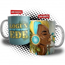 Caneca Logun Edé - Coleção Orixás da Umbanda e Candomblé