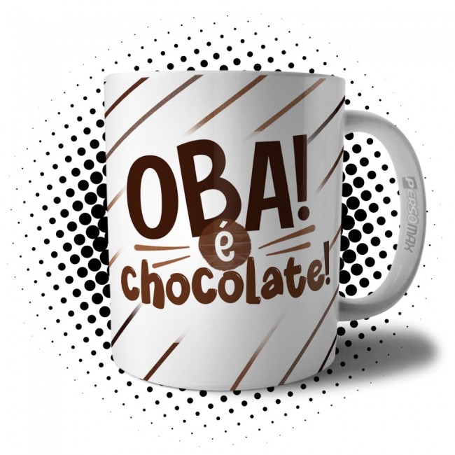 Caneca de Páscoa - Oba é Chocolate