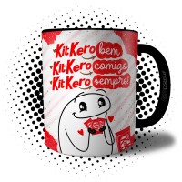 Caneca Kit Kero Bem Comigo e Sempre Presente Flork de Páscoa