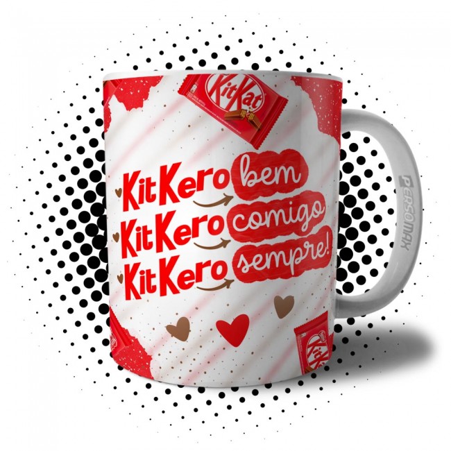 Caneca Kit Kero Bem Comigo e Sempre Presente de Páscoa