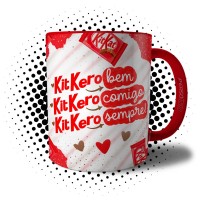 Caneca Kit Kero Bem Comigo e Sempre Presente de Páscoa