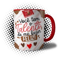 Caneca de Páscoa Você Tem o Talento de me Fazer Feliz