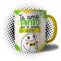 Caneca Flork Páscoa Te Amo Tanto Que Te Levaria ao Caribe