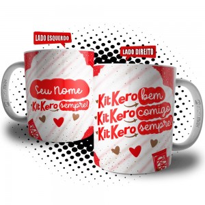 Caneca de Páscoa Personalizada Chocolate Kit Kero Sempre