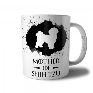 Caneca Mother Of Shitzu Presente Mãe de Cachorro Pet