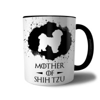 Caneca Mother Of Shitzu Presente Mãe de Cachorro Pet