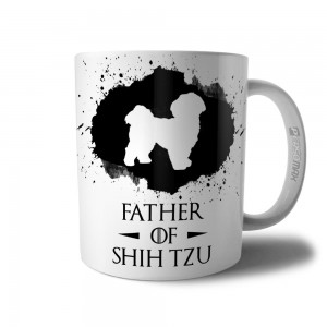 Caneca Father Of Shitzu Presente Pai de Cachorro Pet