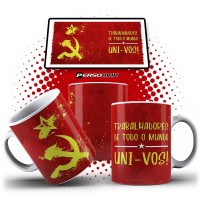 Caneca Comunismo Trabalhadores Uni-vos Revolução Comunista