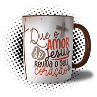 Caneca Feliz Pascoa Que O Amor de Jesus Reviva o Seu Coração