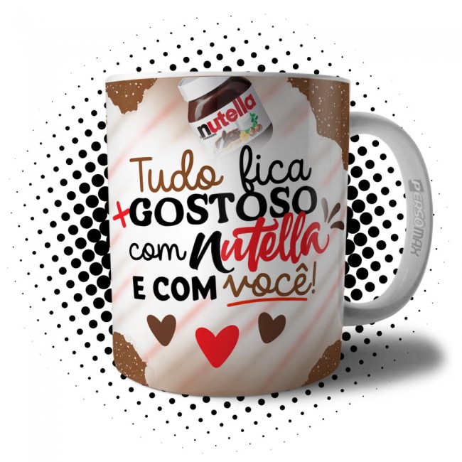 Caneca de Páscoa Tudo Fica Mais Gostoso Com Chocolate e Você