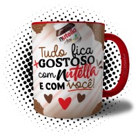 Caneca de Páscoa Tudo Fica Mais Gostoso Com Chocolate e Você