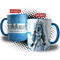 Caneca Iemanjá Rainha do Mar - Coleção Orixás Umbanda