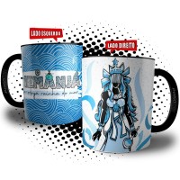 Caneca Iemanjá Rainha do Mar - Coleção Orixás Umbanda