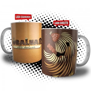 Caneca Obaluaê - Coleção Orixás Umbanda