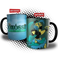 Caneca Oxóssi - Coleção Orixás Umbanda e Candomblé