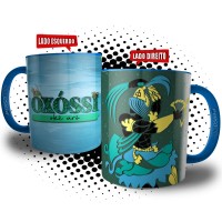 Caneca Oxóssi - Coleção Orixás Umbanda e Candomblé