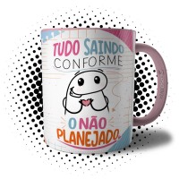 Caneca Engraçada Flork Tudo Saindo Conforme o Não Planejado