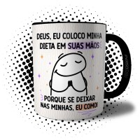 Caneca Frase Dieta Flork Meme Engraçado Divertida Humor Kkk