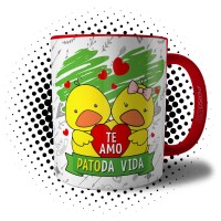 Caneca Te Amo Patoda Vida - Presente Casal Apaixonado