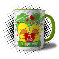 Caneca Te Amo Patoda Vida - Presente Casal Apaixonado