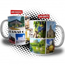 Caneca Cidade de Gramado Lembrança Souvenir RS