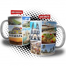 Caneca Cidade de Fortaleza Souvenir Lembrança do Ceará