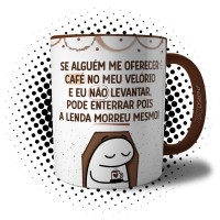 Caneca Flork Divertida A Lenda Morreu