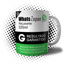 Caneca Whatszepam Presente Divertido Engraçado Caixa Remédio