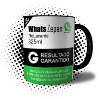 Caneca Whatszepam Presente Divertido Engraçado Caixa Remédio