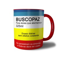 Caneca Buscopaz Meme Presente Divertido Caixa Remédio