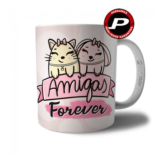 Caneca Amigas Gatas Forever