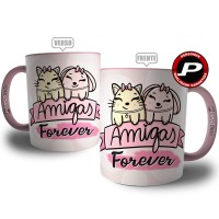 Caneca Amigas Gatas Forever