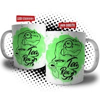 Caneca Tea Rex Dinassauro Meme Dino Divertida Humor