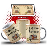 Caneca Espresso Purronum Gato Bruxo