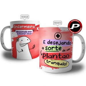 Caneca Flork Enfermeira Profissão Enfermagem Divertida