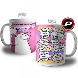 Caneca Empreendedora Divertida - Empreender Flork Bentô