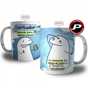 Caneca Contador Divertida Profissão Contabilidade Flork Meme