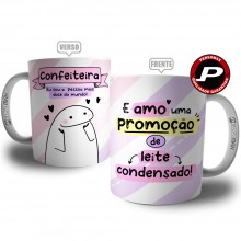 Caneca Confeiteira Divertida Profissão Doceira Flork Meme