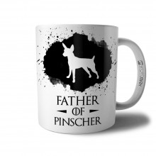 Caneca Father Of Pinscher Presente Pai de Cachorro Pet