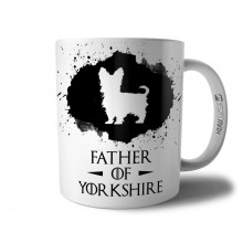 Caneca Father Of Yorkshire Presente Pai de York Cachorro Pet