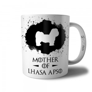 Caneca Mother Of Lhasa Apso Presente Mãe de Cachorro Pet